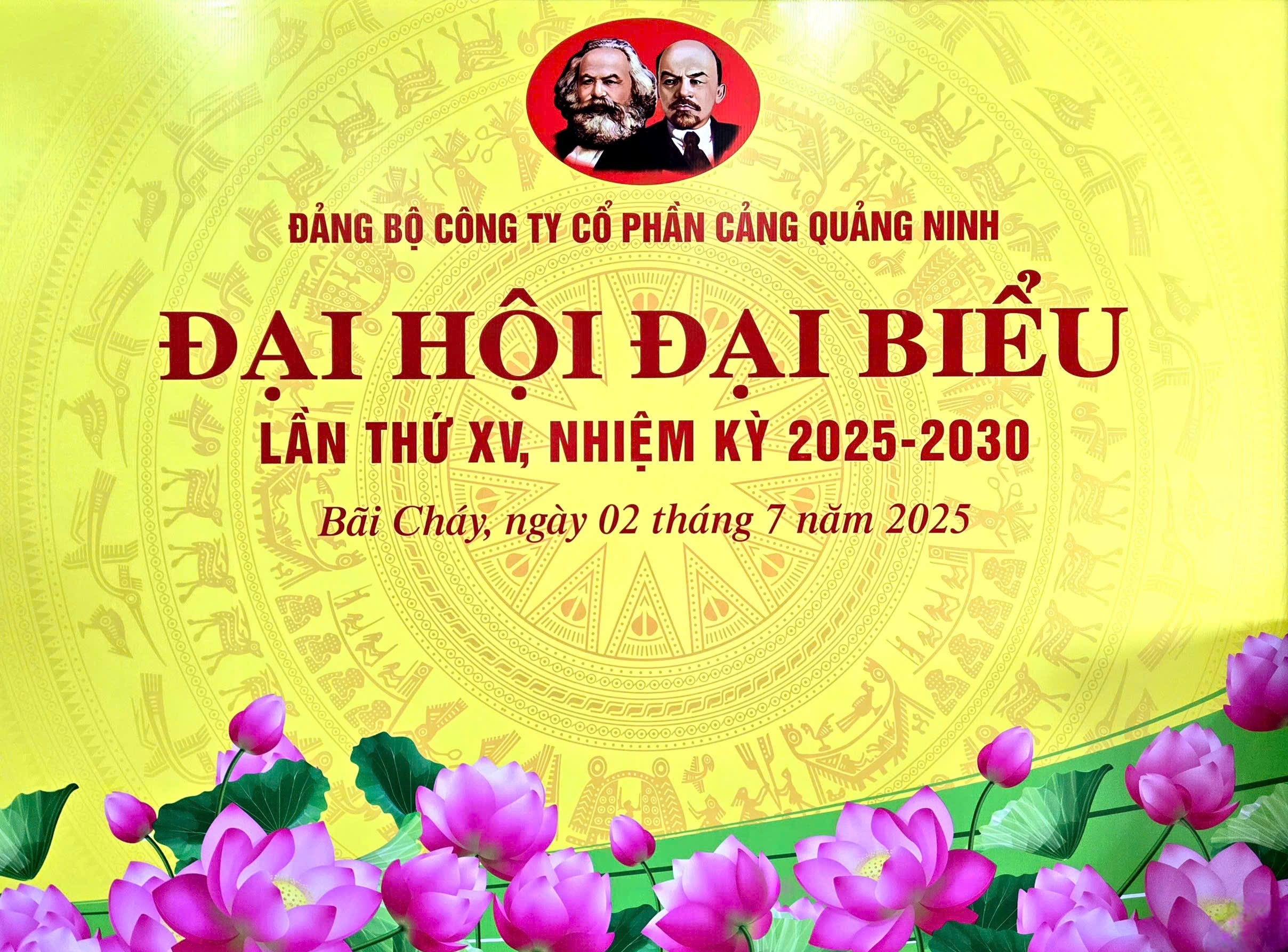 ĐẠI HỘI ĐẠI BIỂU ĐẢNG BỘ CÔNG TY CỔ PHẦN CẢNG QUẢNG NINH ​LẦN THỨ XV, NHIỆM KỲ 2025 – 2030