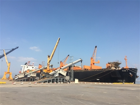 Cảng Quảng Ninh, cảng biển xuất khẩu dăm gỗ lớn nhất miền Bắc