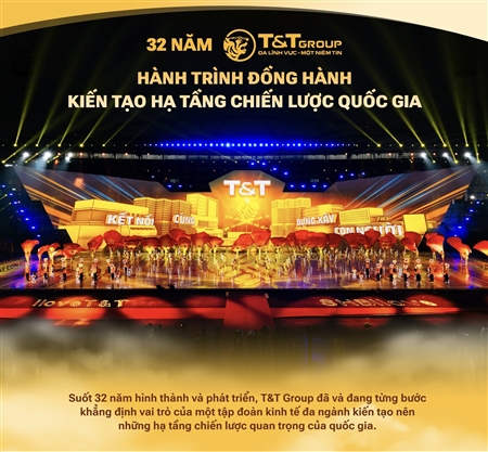 32 năm T&T Group: Hành trình đồng hành kiến tạo hạ tầng chiến lược quốc gia