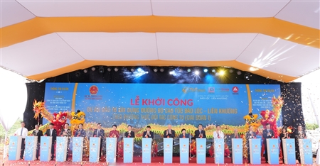 KHỞI CÔNG DỰ ÁN CAO TỐC BẢO LỘC - LIÊN KHƯƠNG TỔNG VỐN ĐẦU TƯ TRÊN 17.700 TỶ ĐỒNG